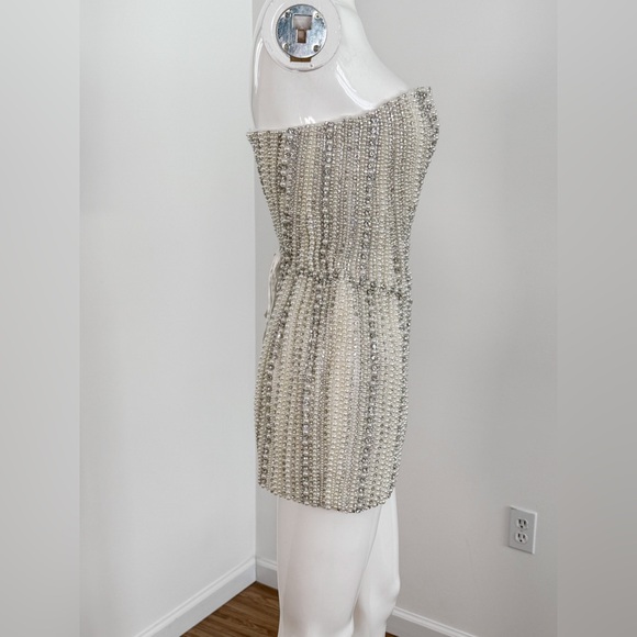 Retrofete Esmeray Strapless Embellished Dress Size S $1598 - Picture 9 of 16